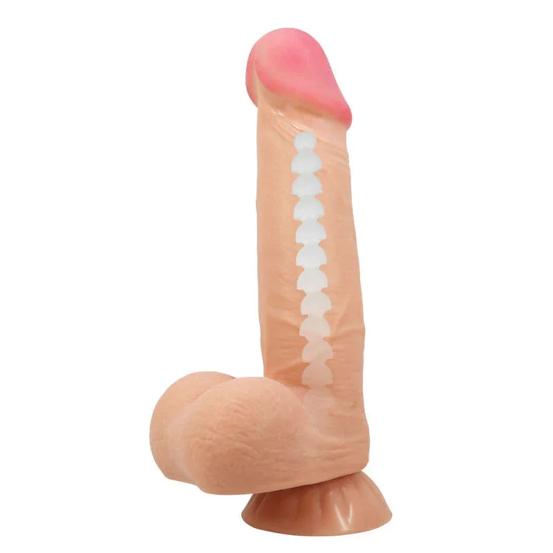 PRETTY LOVE - SLIDING SKIN SERIES REALISTISCHER DILDO MIT GLEITENDEM HAUT-SAUGNAP 21,8 CM - Vanelion Paradise