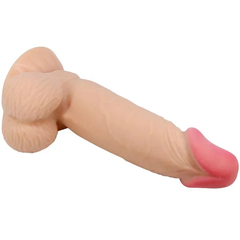 PRETTY LOVE - SLIDING SKIN SERIES REALISTISCHER DILDO MIT SLIDING SKIN SAUGNAPF 19,4 CM - Vanelion Paradise