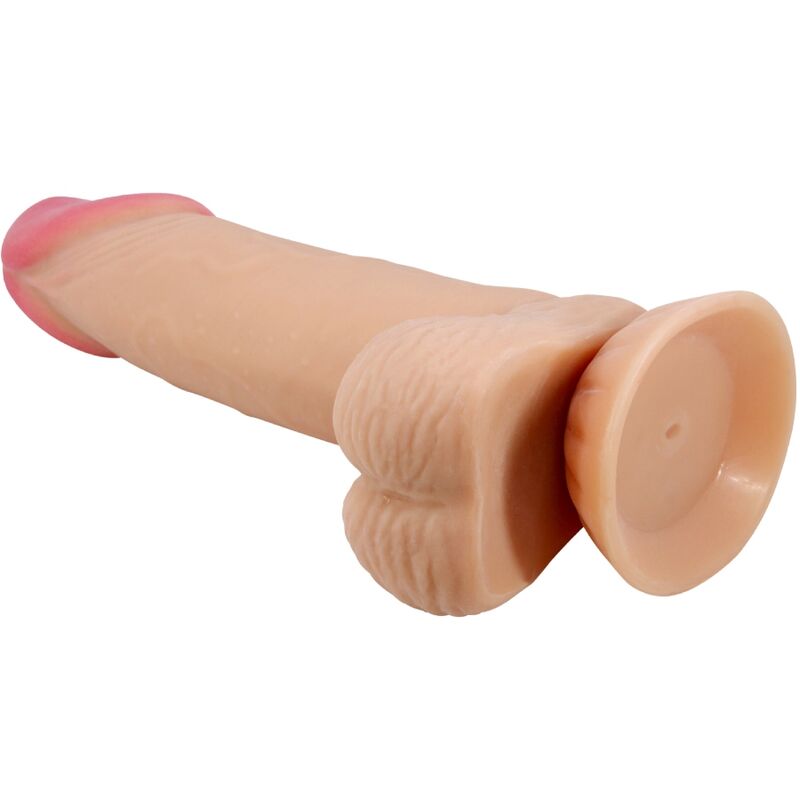 PRETTY LOVE - SLIDING SKIN SERIES REALISTISCHER DILDO MIT SLIDING SKIN SAUGNAPF 19,4 CM