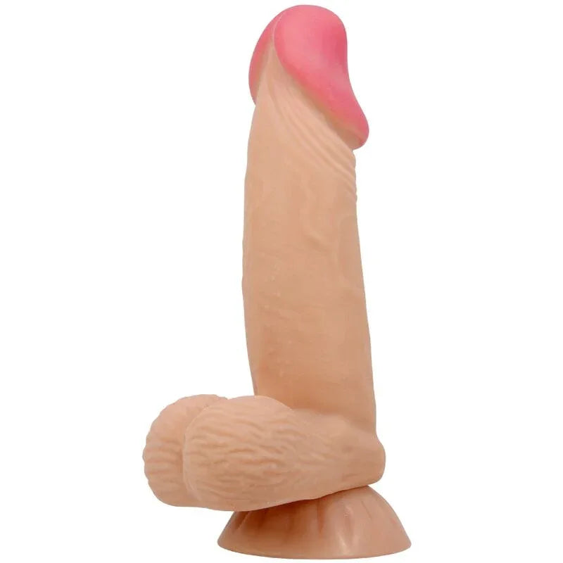 PRETTY LOVE - SLIDING SKIN SERIES REALISTISCHER DILDO MIT SLIDING SKIN SAUGNAPF 19,4 CM - Vanelion Paradise