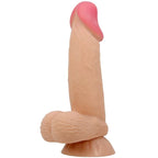 PRETTY LOVE - SLIDING SKIN SERIES REALISTISCHER DILDO MIT SLIDING SKIN SAUGNAPF 19,4 CM - Vanelion Paradise