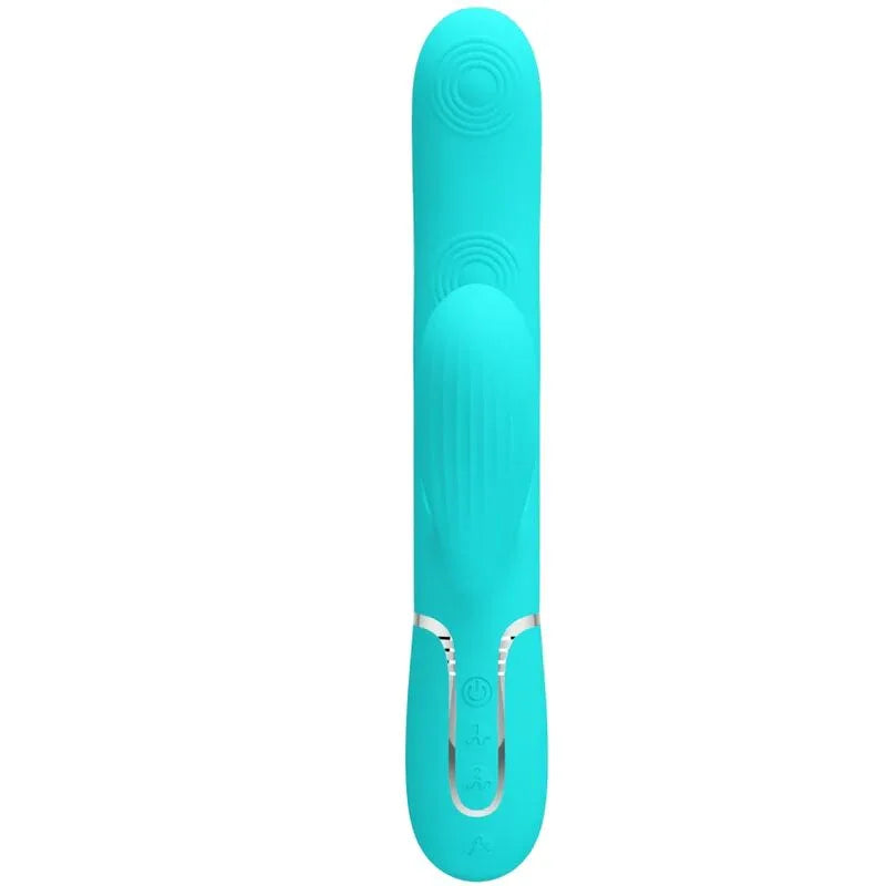 PRETTY LOVE - PERLITA MULTIFUNKTIONS-3-IN-1-G-PUNKT-VIBRATOR AQUA GRÜN - Vanelion Paradise