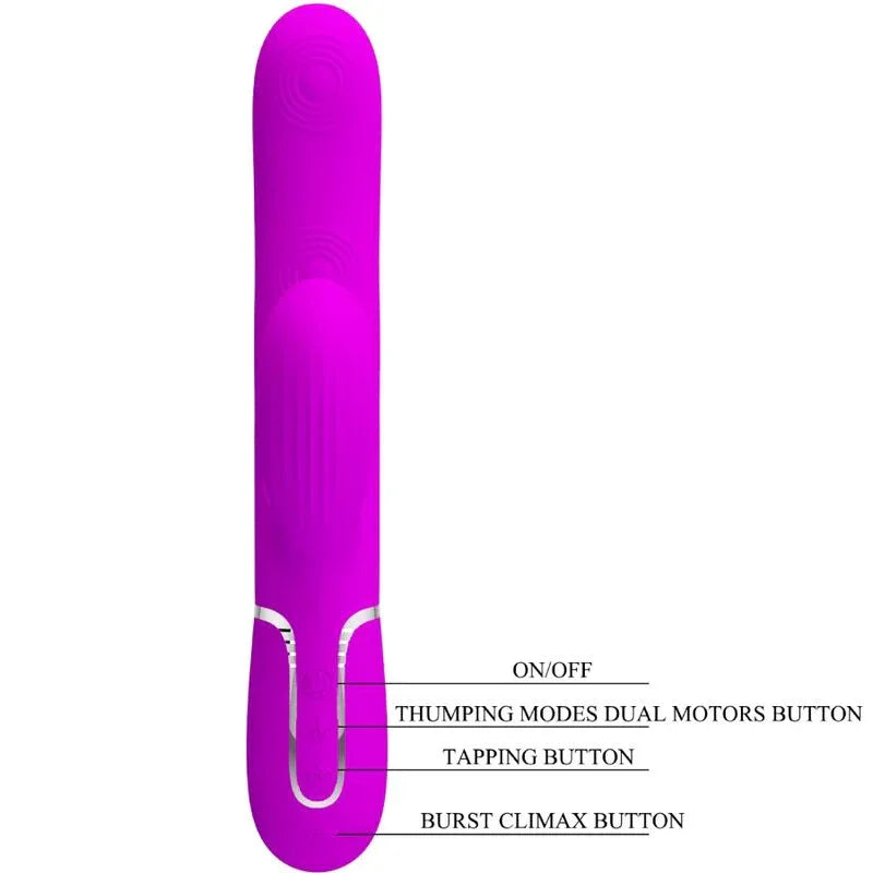 PRETTY LOVE - PERLITA MULTIFUNKTIONS-3-IN-1-G-SPOT-VIBRATOR VIOLETT - Vanelion Paradise