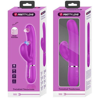 PRETTY LOVE - PERLITA MULTIFUNKTIONS-3-IN-1-G-SPOT-VIBRATOR VIOLETT