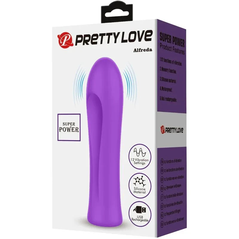 PRETTY LOVE - ALFREDA SUPER POWER VIBRATOR AQUA LILA - Vanelion Paradise