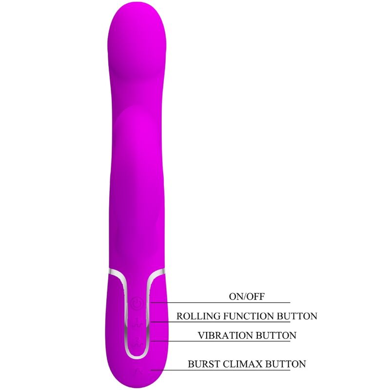 PRETTY LOVE - RABBIT VIBRATOR PERLEN VIOLET