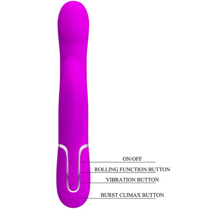 PRETTY LOVE - RABBIT VIBRATOR PERLEN VIOLET