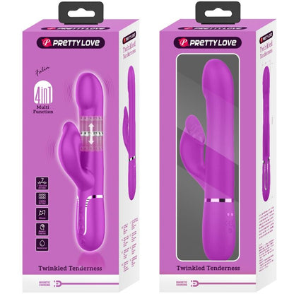 PRETTY LOVE - RABBIT VIBRATOR PERLEN VIOLET