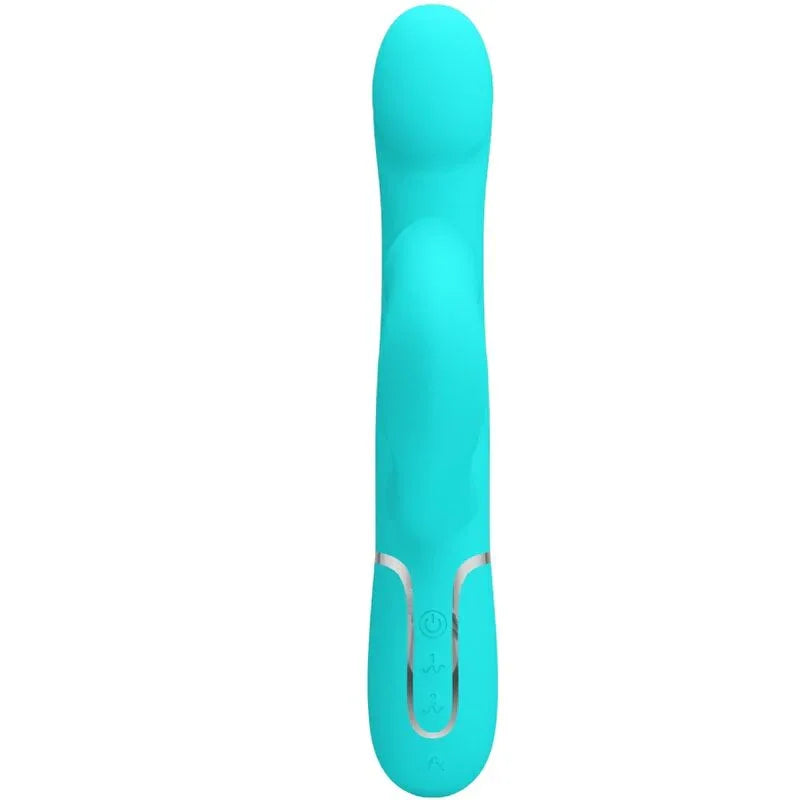 PRETTY LOVE - RABBIT VIBRATOR PEARLS AQUA GREEN - Vanelion Paradise