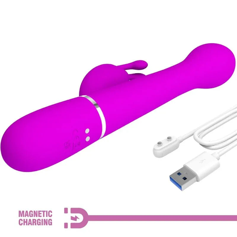 PRETTY LOVE - DEJON RABBIT VIBRATOR 3 IN 1 MULTIFUNKTIONSVIOLETT - Vanelion Paradise