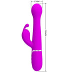 PRETTY LOVE - DEJON RABBIT VIBRATOR 3 IN 1 MULTIFUNKTIONSVIOLETT - Vanelion Paradise