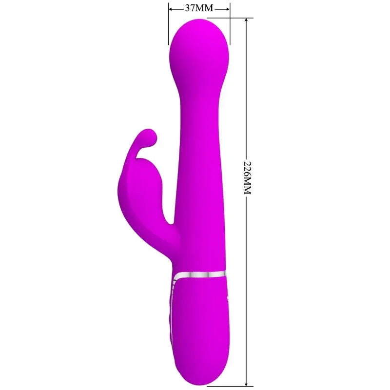 PRETTY LOVE - DEJON RABBIT VIBRATOR 3 IN 1 MULTIFUNKTIONSVIOLETT - Vanelion Paradise