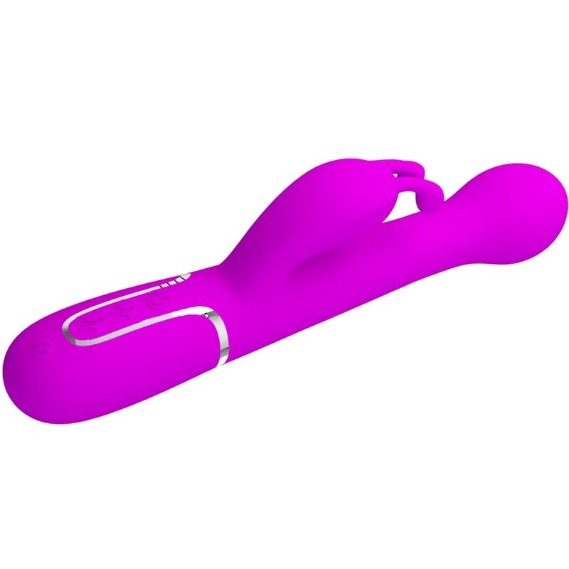 PRETTY LOVE - DEJON RABBIT VIBRATOR 3 IN 1 MULTIFUNKTIONSVIOLETT