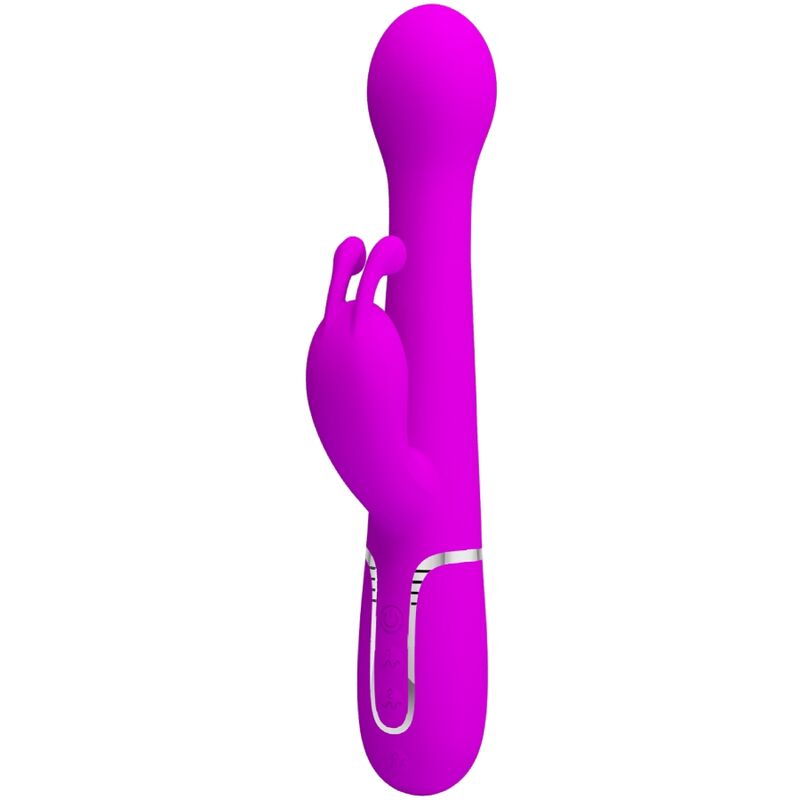 PRETTY LOVE - DEJON RABBIT VIBRATOR 3 IN 1 MULTIFUNKTIONSVIOLETT