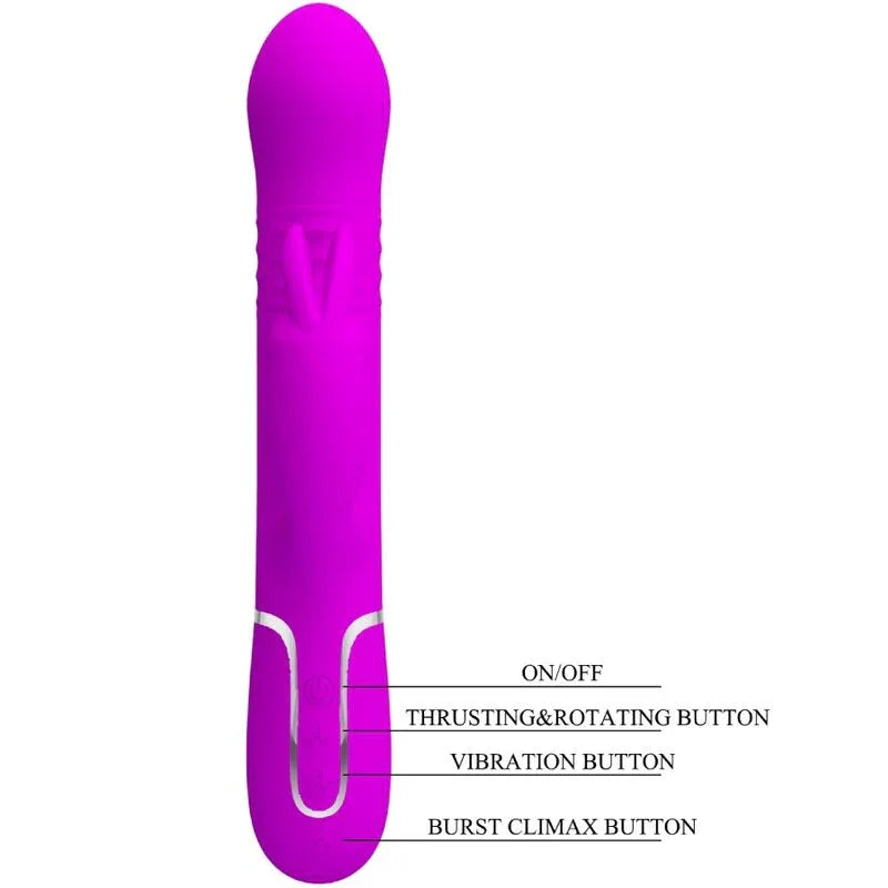 PRETTY LOVE - COALE RABBIT VIBRATOR PERLEN VIOLET - Vanelion Paradise
