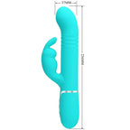 PRETTY LOVE - COALE RABBIT VIBRATOR PERLEN AQUAGRÜN - Vanelion Paradise