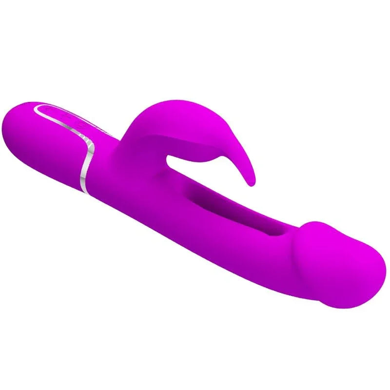 PRETTY LOVE - DEJON RABBIT VIBRATOR 3 IN 1 MULTIFUNKTIONS FUCSIA - Vanelion Paradise
