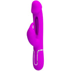 PRETTY LOVE - DEJON RABBIT VIBRATOR 3 IN 1 MULTIFUNKTIONS FUCSIA - Vanelion Paradise