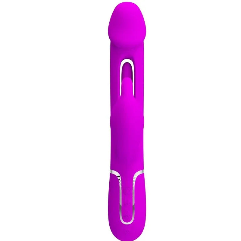 PRETTY LOVE - DEJON RABBIT VIBRATOR 3 IN 1 MULTIFUNKTIONS FUCSIA - Vanelion Paradise