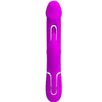 PRETTY LOVE - DEJON RABBIT VIBRATOR 3 IN 1 MULTIFUNKTIONS FUCSIA - Vanelion Paradise