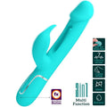 PRETTY LOVE - DEJON RABBIT VIBRATOR 3 IN 1 MULTIFUNKTIONS-AQUAGRÜN - Vanelion Paradise