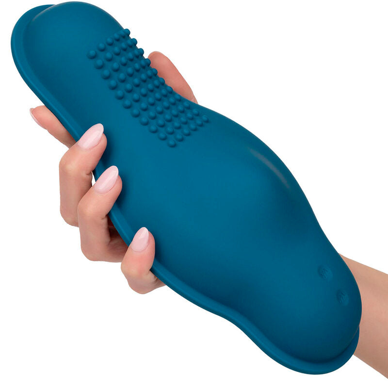 CALEXOTICS - RIDER MASSAGER DOPPELMOTOR FERNBEDIENUNG BLAU