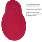 CALEXOTICS - RIDER MASSAGER DOPPELMOTOR FERNBEDIENUNG ROT - Vanelion Paradise