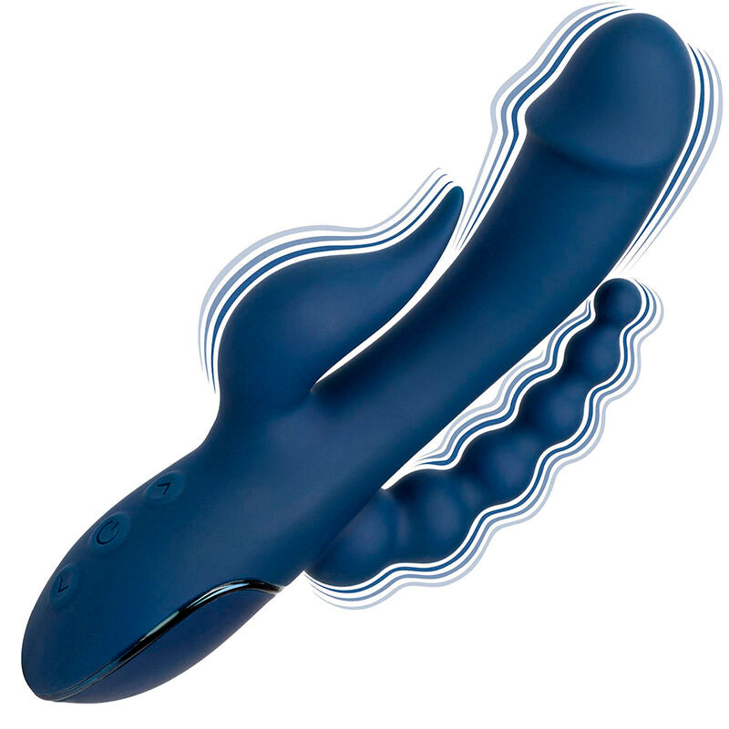 CALEXOTICS - VIBRATOR DREIFACH-ORGASMUS BLAU