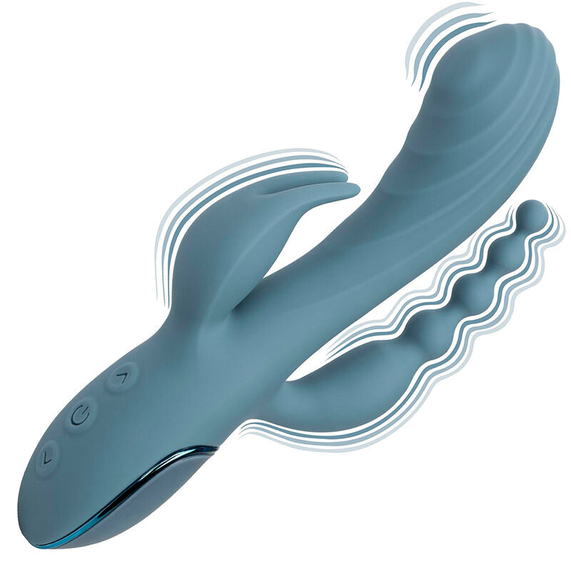 CALEXOTICS - VIBRATOR TRIPLE ECSTASY GRAU