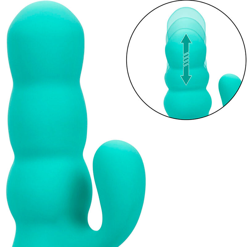 CALEXOTICS - DEL MAR DIVA VIBRATOR RABBIR AQUA GRÜN VON CALIFORNIA DREAMING