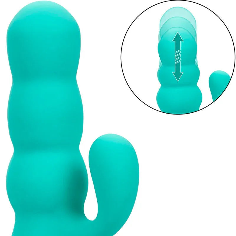 CALEXOTICS - DEL MAR DIVA VIBRATOR RABBIR AQUA GRÜN VON CALIFORNIA DREAMING - Vanelion Paradise