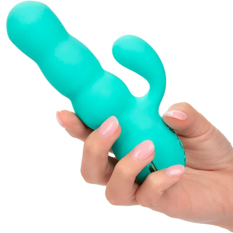 CALEXOTICS - DEL MAR DIVA VIBRATOR RABBIR AQUA GRÜN VON CALIFORNIA DREAMING - Vanelion Paradise