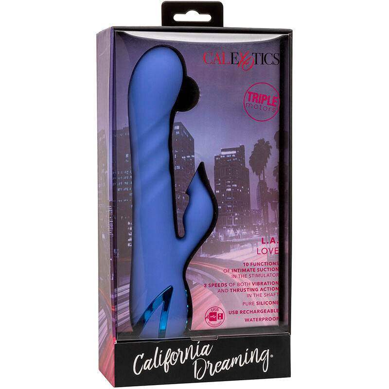 CALEXOTICS - LA LOVE VIBRATOR & SUCKER BLAU VON CALIFORNIA DREAMING - Vanelion Paradise