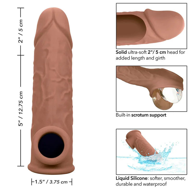 CALEXOTICS - PERFORMANCE MAXX LEBENSNAHE EXTENSION 7 BRAUNE HAUT - Vanelion Paradise