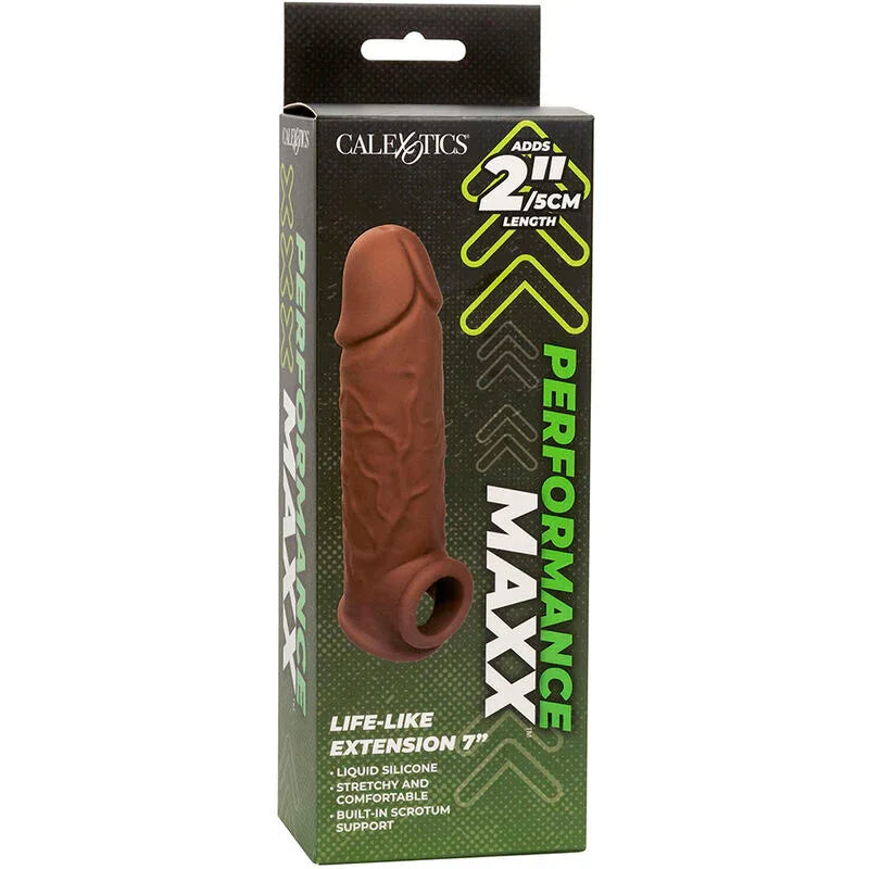CALEXOTICS - PERFORMANCE MAXX LEBENSNAHE EXTENSION 7 BRAUNE HAUT - Vanelion Paradise