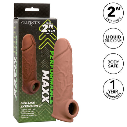 CALEXOTICS - PERFORMANCE MAXX LEBENSNAHE EXTENSION 7 BRAUNE HAUT