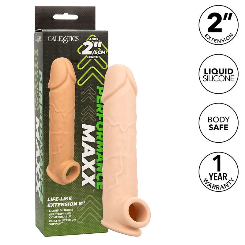CALEXOTICS - PERFORMANCE MAXX LEBENSNAHE EXTENSION 8 HELLE HAUT - Vanelion Paradise