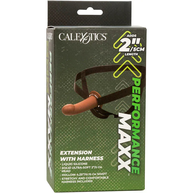CALEXOTICS - PERFORMANCE MAXX EXTENSION MIT GURT, BRAUN - Vanelion Paradise