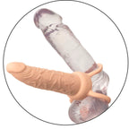 CALEXOTICS - PERFORMANCE MAXX WIEDERAUFLADBARER DUAL PENETRATOR, HELLE HAUT - Vanelion Paradise