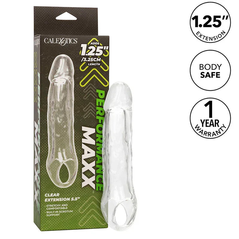 CALEXOTICS - PERFORMANCE MAXX CLEAR EXTENSION 5,5 TRANSPARENT - Vanelion Paradise