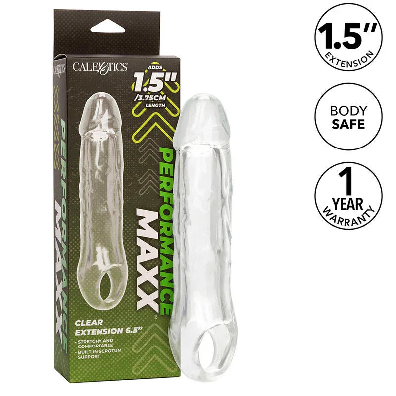 CALEXOTICS - PERFORMANCE MAXX CLEAR VERLNGERUNG 6,5 TRANSPARENT - Vanelion Paradise
