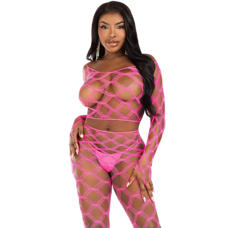 LEG AVENUE - TOP & LEGGINS HARDCORE GRÜN - Vanelion Paradise