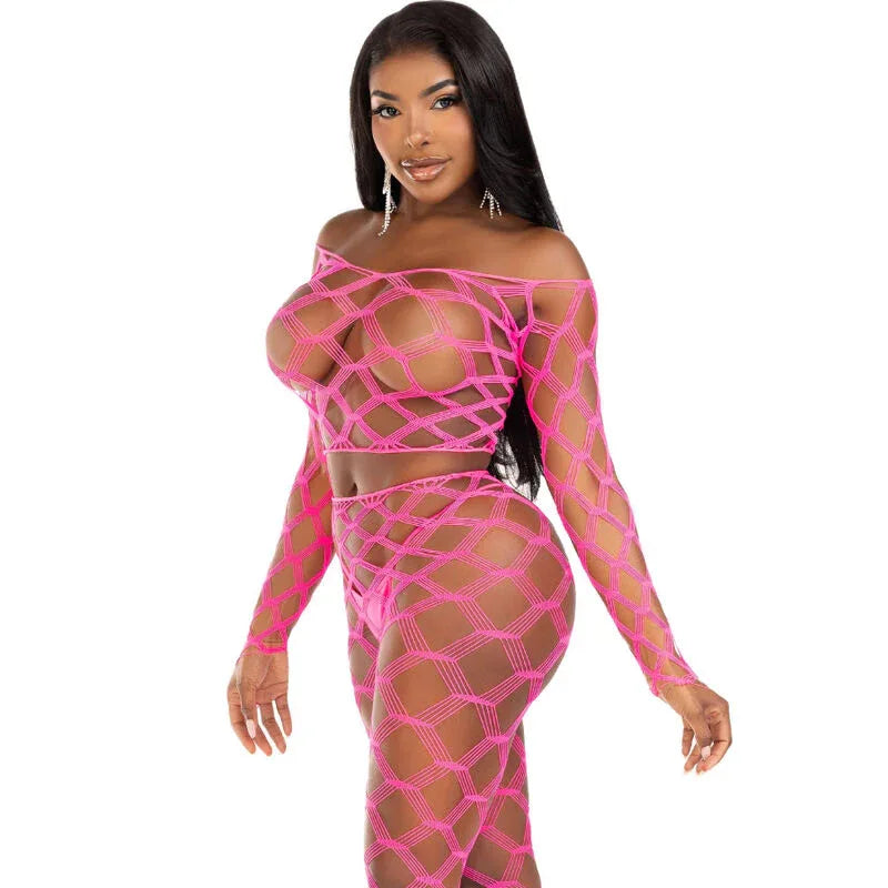 LEG AVENUE - TOP & LEGGINS HARDCORE GRÜN - Vanelion Paradise