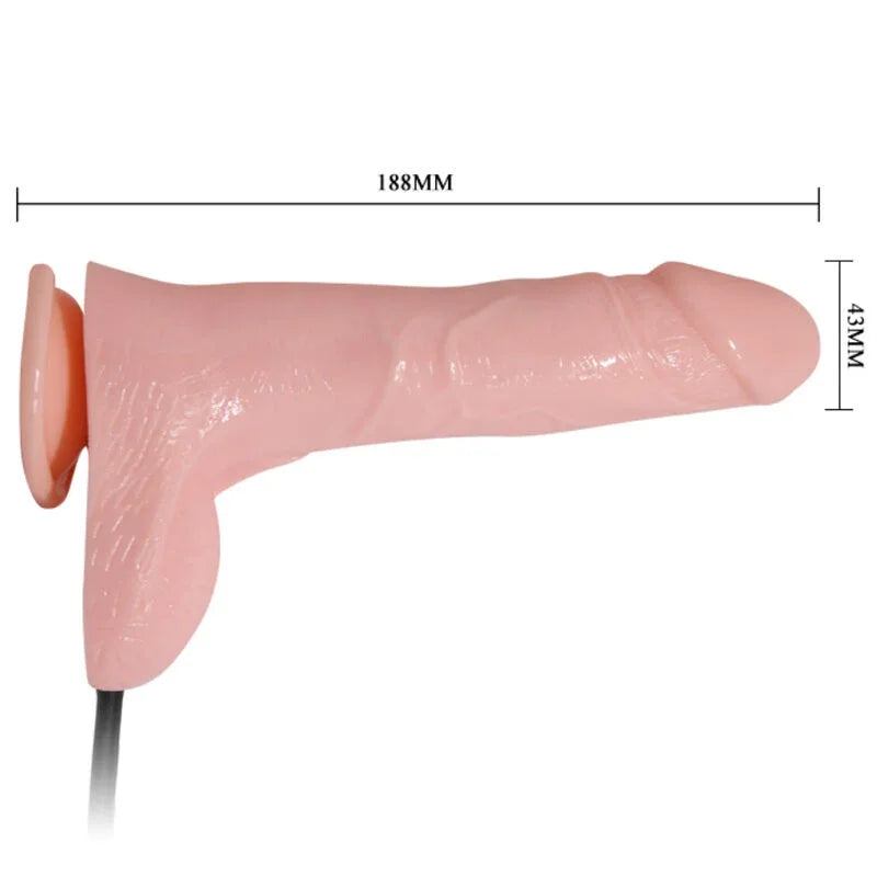 BAILE - AUFBLASBARER REALISTISCHER DILDO MIT SAUGNÄPFEN 15 CM - Vanelion Paradise