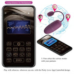 PRETTY LOVE - NYMPH VIBRIERENDES EI APP-GESTEUERT LILA - Vanelion Paradise