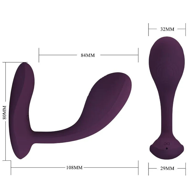 PRETTY LOVE - BAIRD G-SPOT 12 VIBRATIONEN WIEDERAUFLADBAR LILA APP - Vanelion Paradise