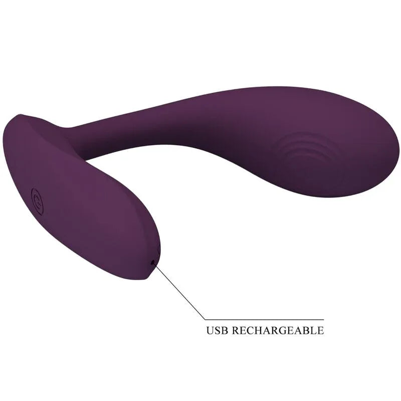 PRETTY LOVE - BAIRD G-SPOT 12 VIBRATIONEN WIEDERAUFLADBAR LILA APP - Vanelion Paradise