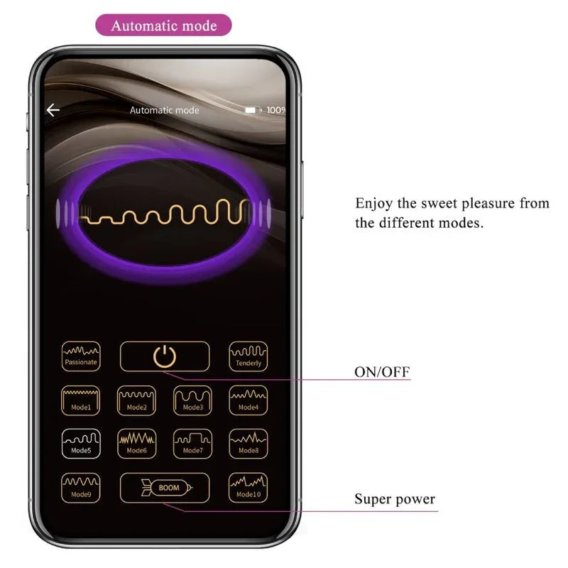 PRETTY LOVE - BAIRD G-SPOT 12 VIBRATIONEN WIEDERAUFLADBAR LILA APP - Vanelion Paradise