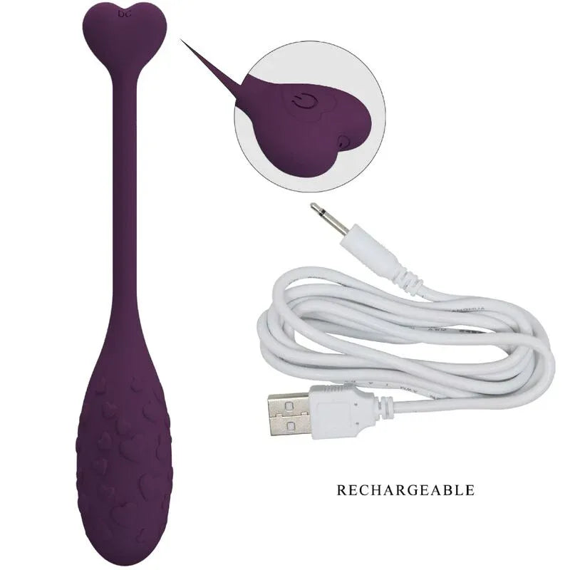 PRETTY LOVE - FISHERMAN APP-GESTEUERTES VIBRIERENDES EI LILA - Vanelion Paradise