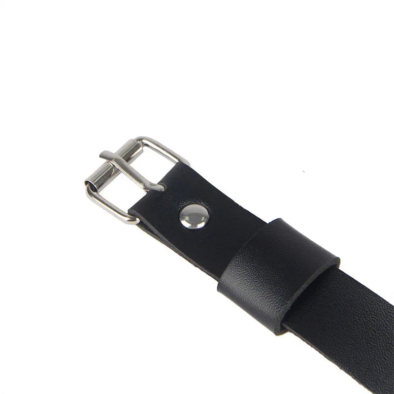 SUBBLIME - LEDERKETTEN-BEINHARNESS SCHWARZ EINE GRÖSSE - Vanelion Paradise